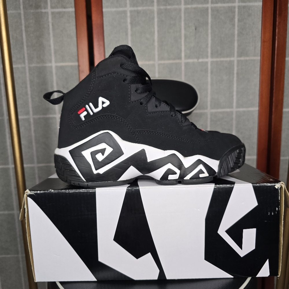 Fila MB 1VB90140-014 Jamal Mashburn Black White Basketball M3